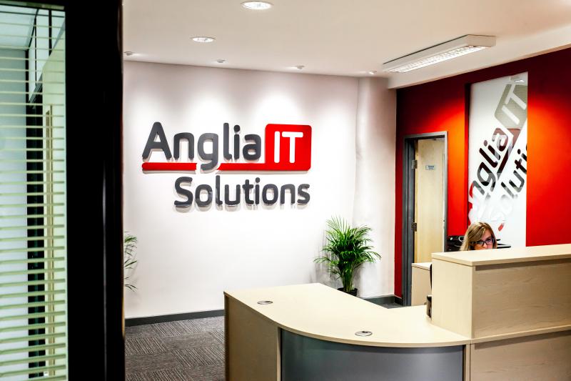 Reception desk for Anglia IT Solutions