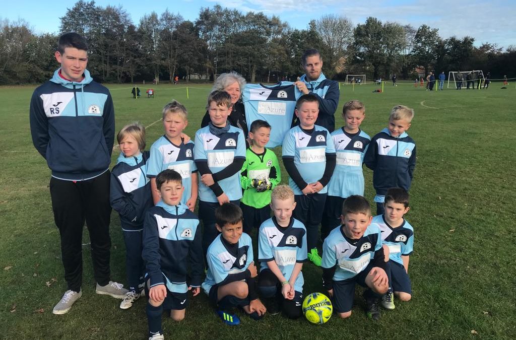 Sponsoring a local under 9’s football team